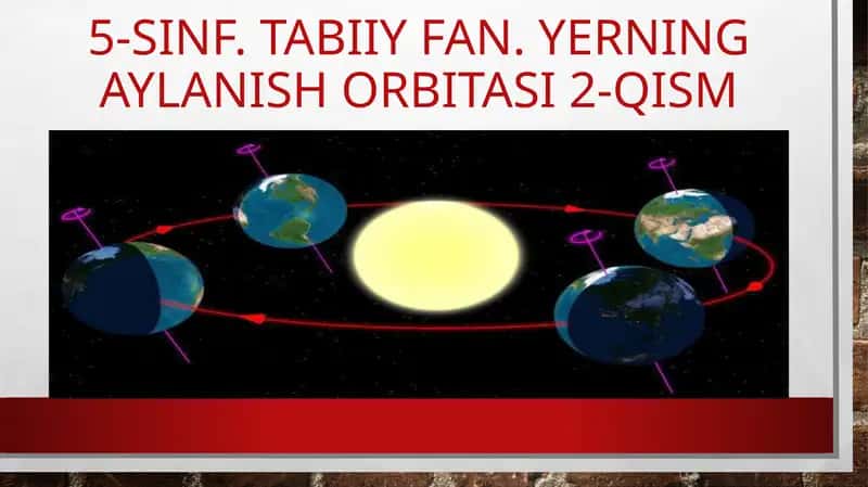 Yerningaylanish orbitasi