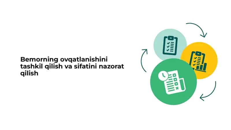 Bemorning ovqatlanishini tashkil qilish va sifatini nazorat qilish