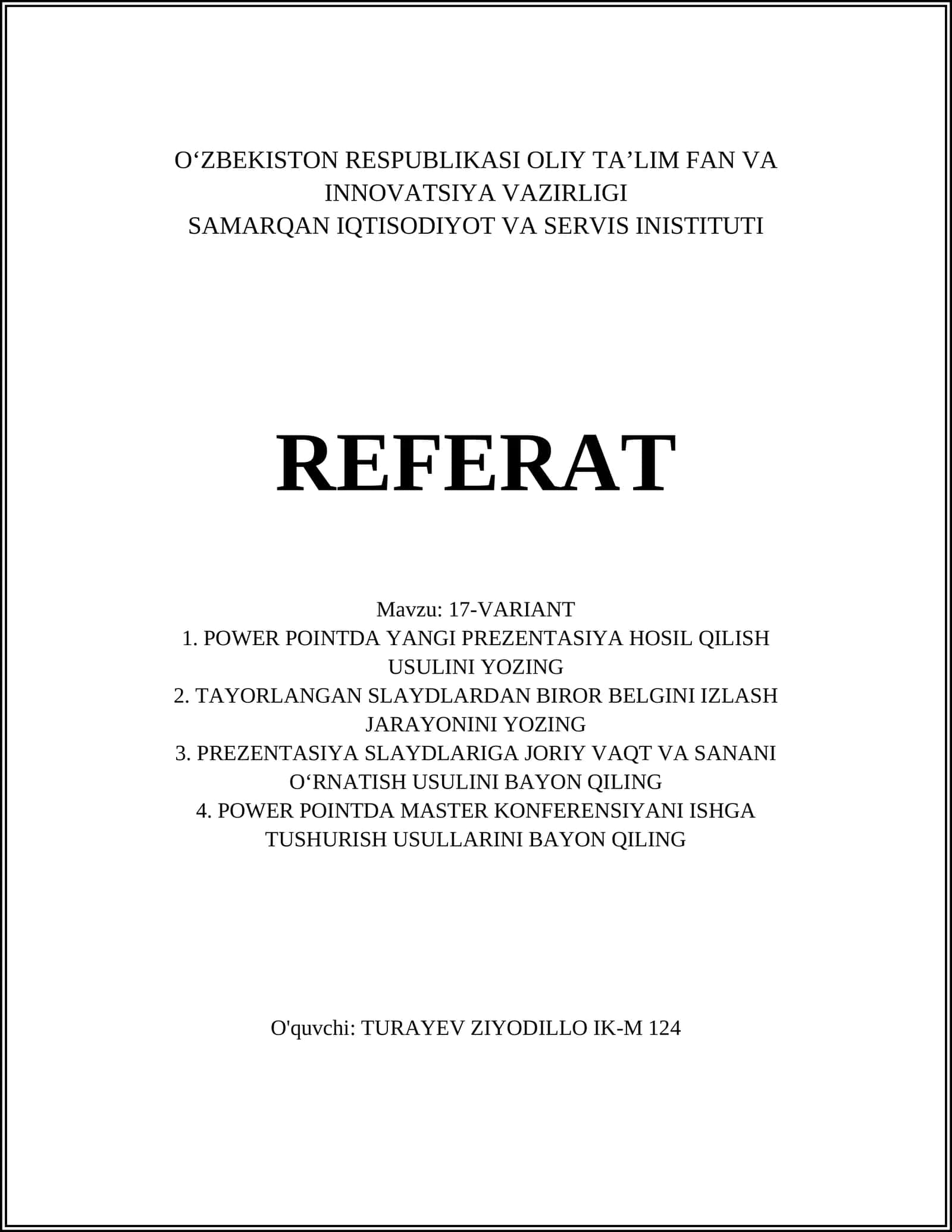 Prezentatsiya Fonini O'zgartirish Usullari