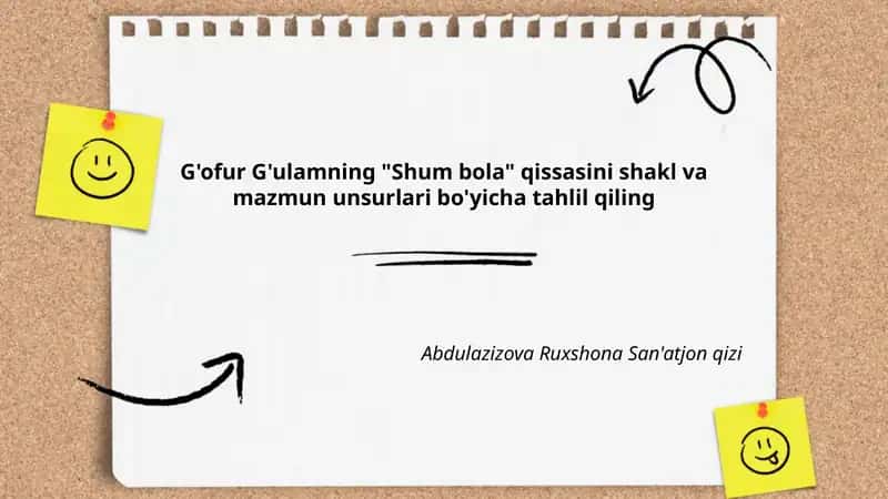 Shum bola qissasi