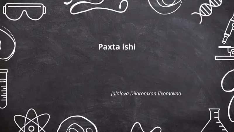 Paxta ishi