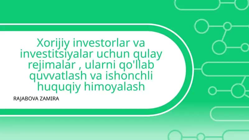 Investitsiya Siyosati Ta'rifi
