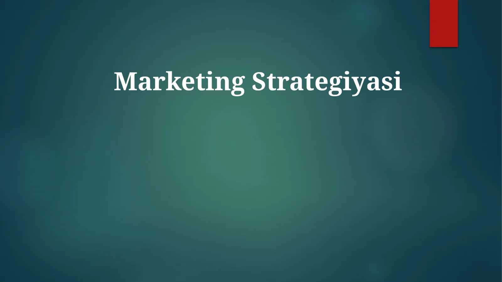 MarketingStrategiyasi