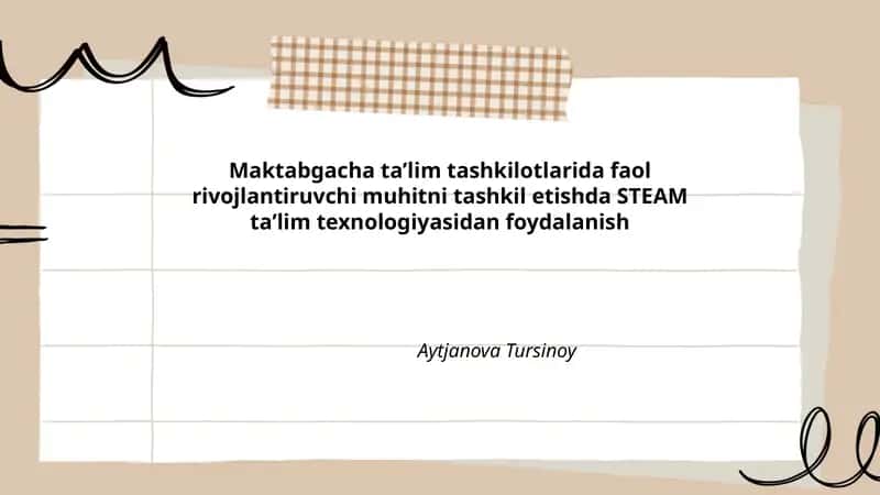 STEAM ta'lim texnologiyasi