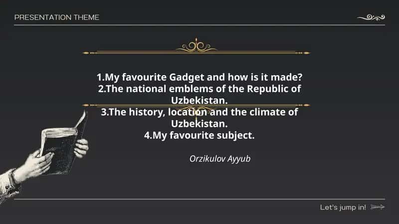 My favourite subject