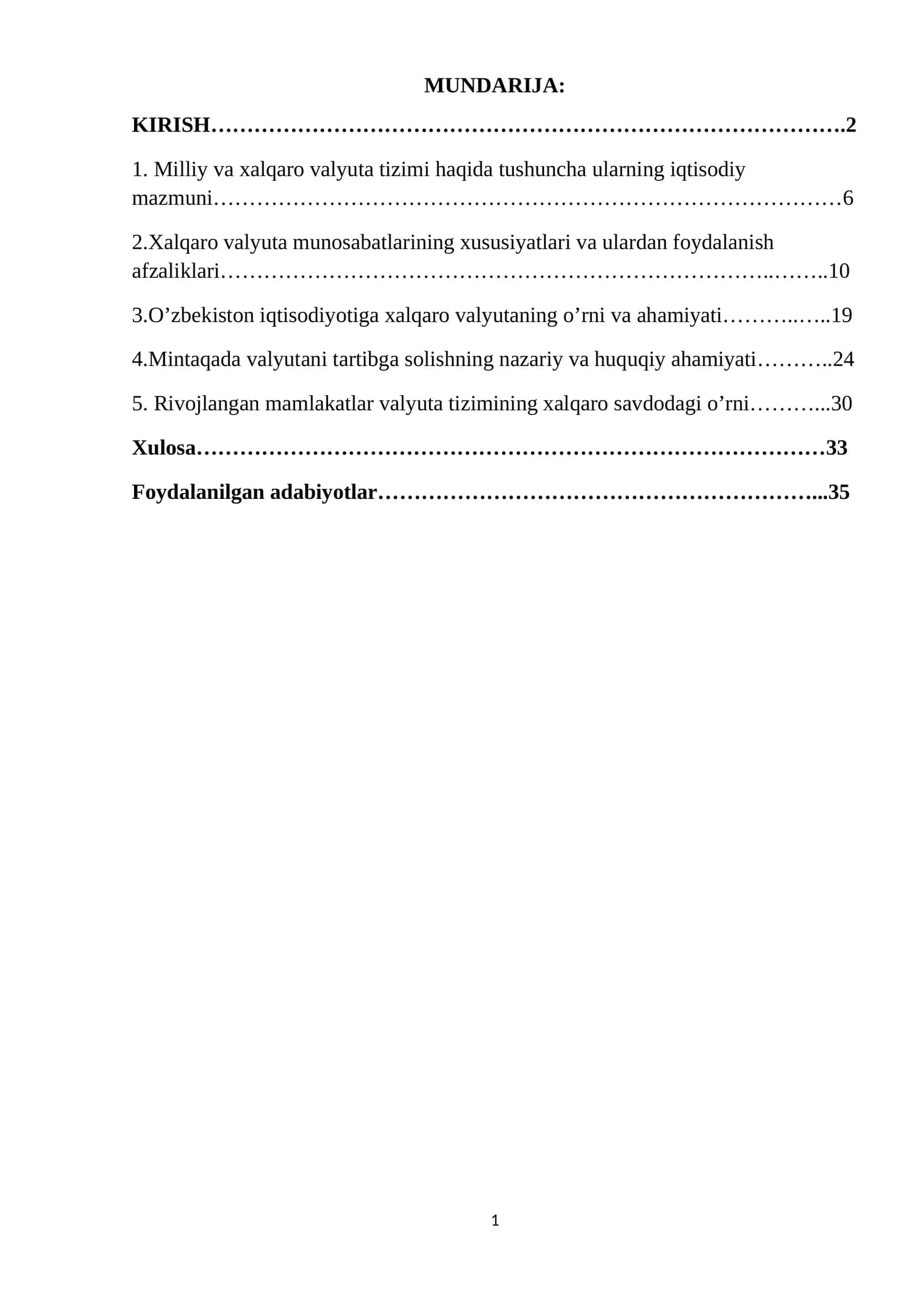 Xalqaro Valyuta Munosabatlari