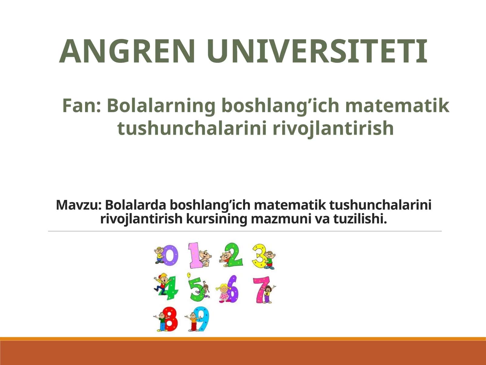 Boshlang`ichmatеmatikakursi
