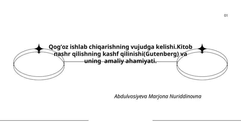 Qogʻoz ishlab chiqarishning vujudga kelishi. Kitob nashr qilishning kashf qilinishi(Gutenberg) va uning amaliy ahamiyati