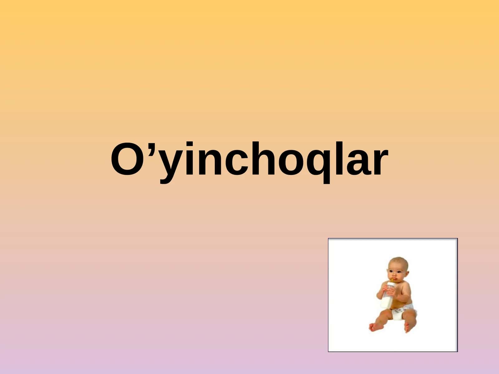 O’yinchoqlar
