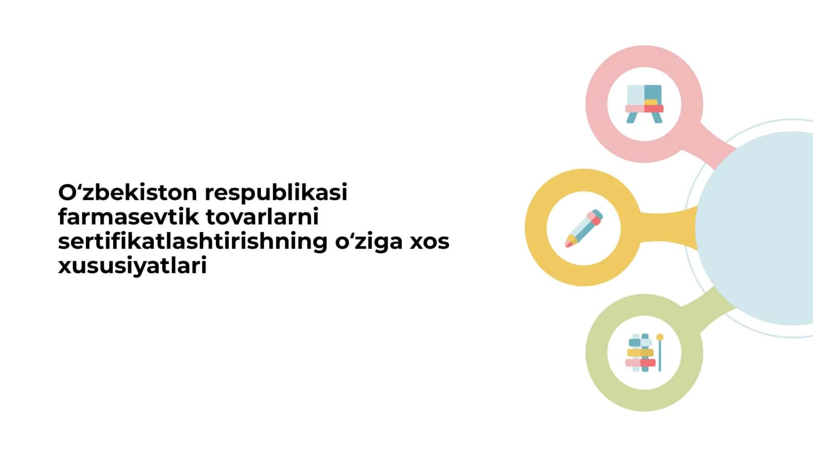 O'zbekiston farmasevtik tovarlarning sertifikatlanishi asoslari
