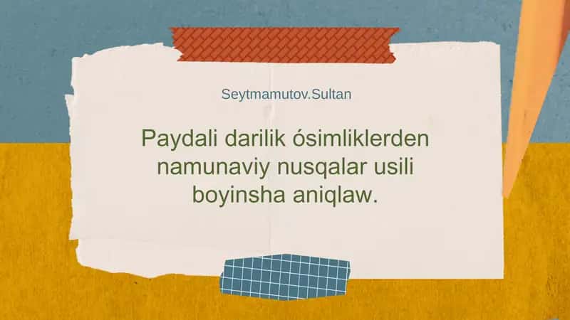Darilik ósimlikler