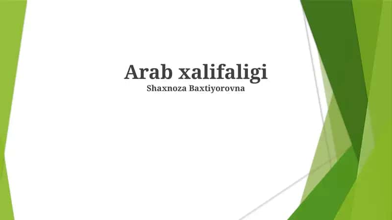 Arab xalifaligi