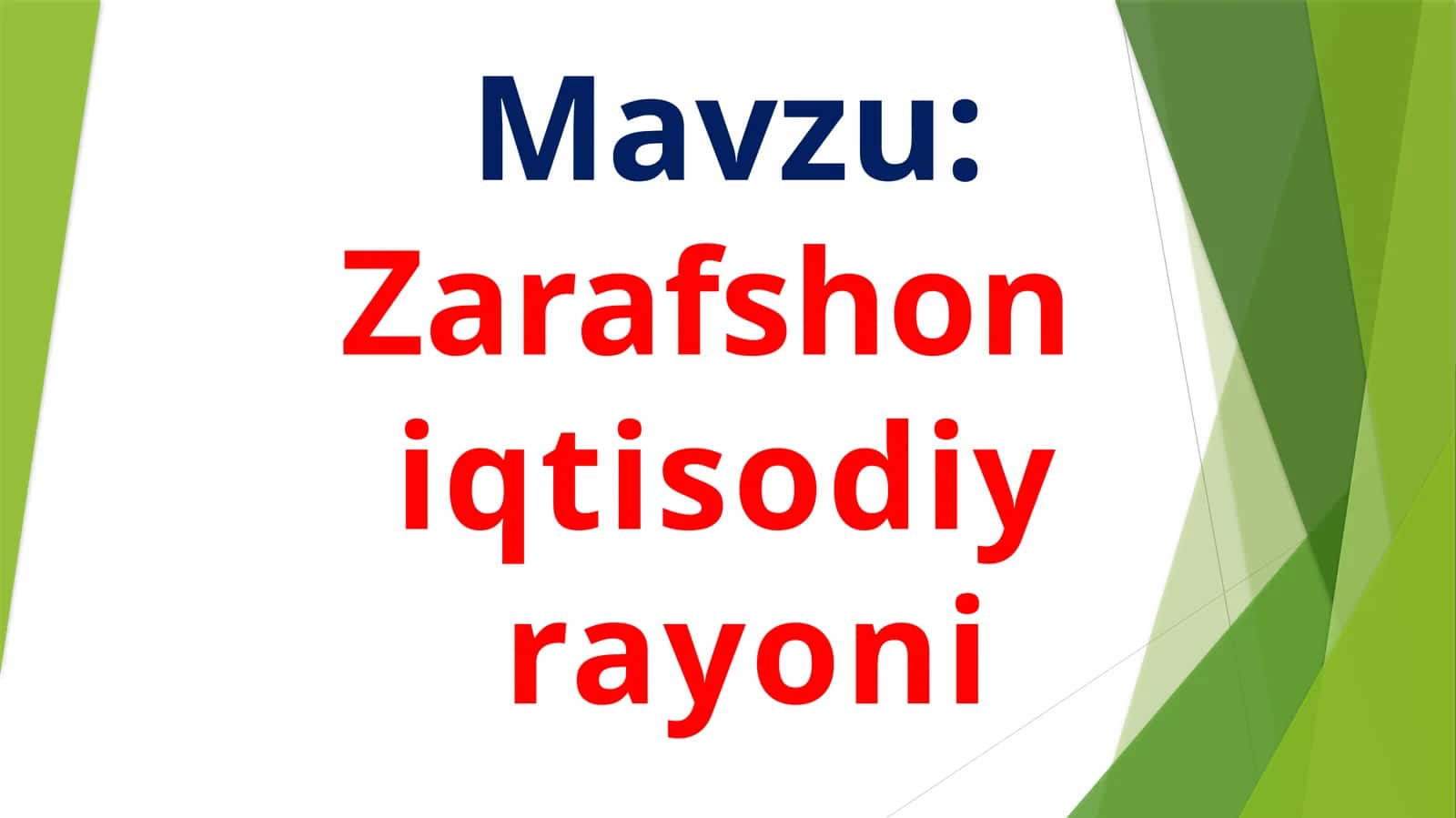 Zarafshon iqtisodiy rayoni