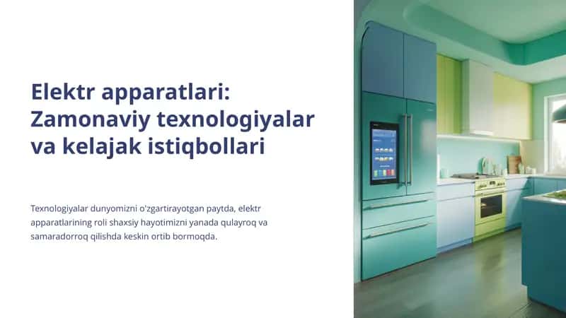 Zamonaviy texnologiyalar va kelajak istiqbollari