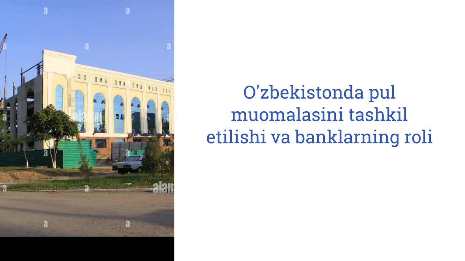Pul momilasini tashkil etilishi