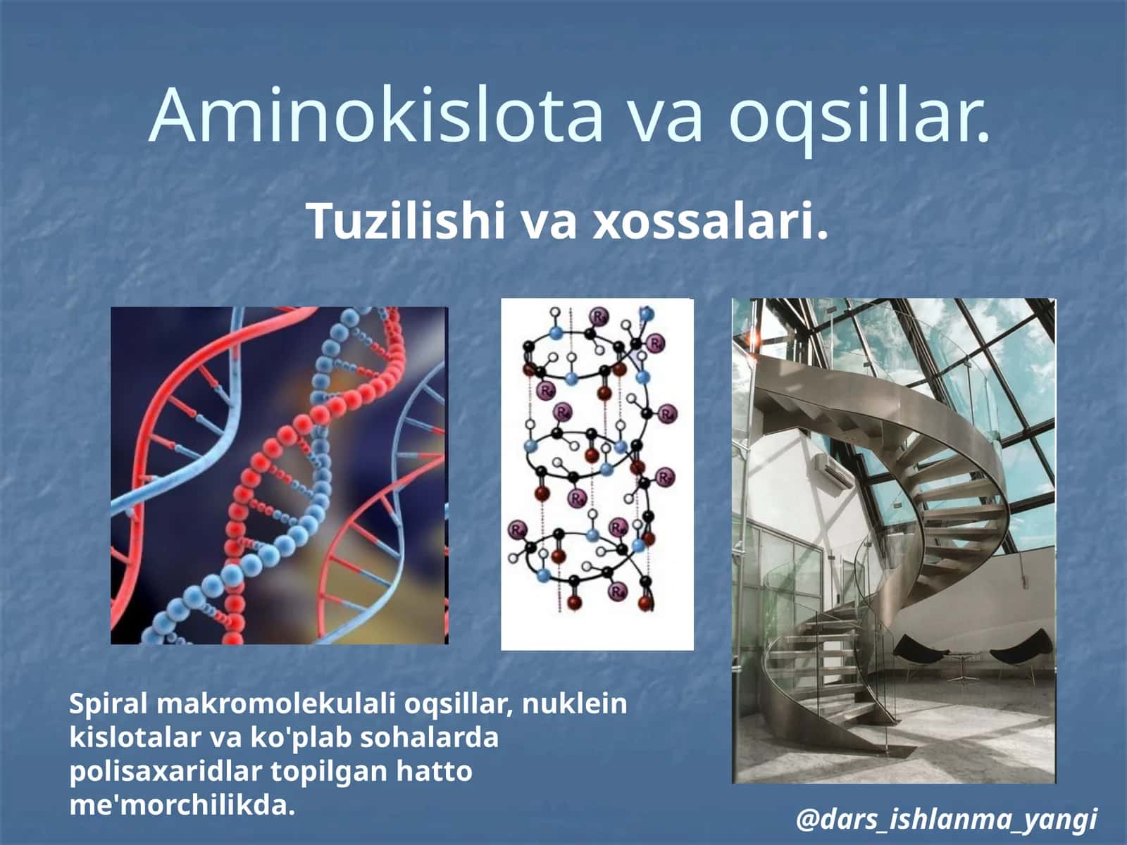 Aminokislota va oqsillar