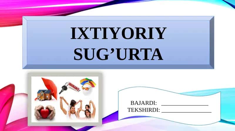 IXTIYORIY SUG’URTA