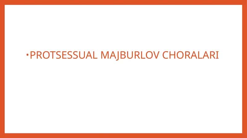 Jinoyat protsessual majburlov choralari
