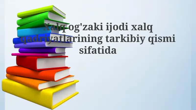 Xalq og'zaki ijodi
