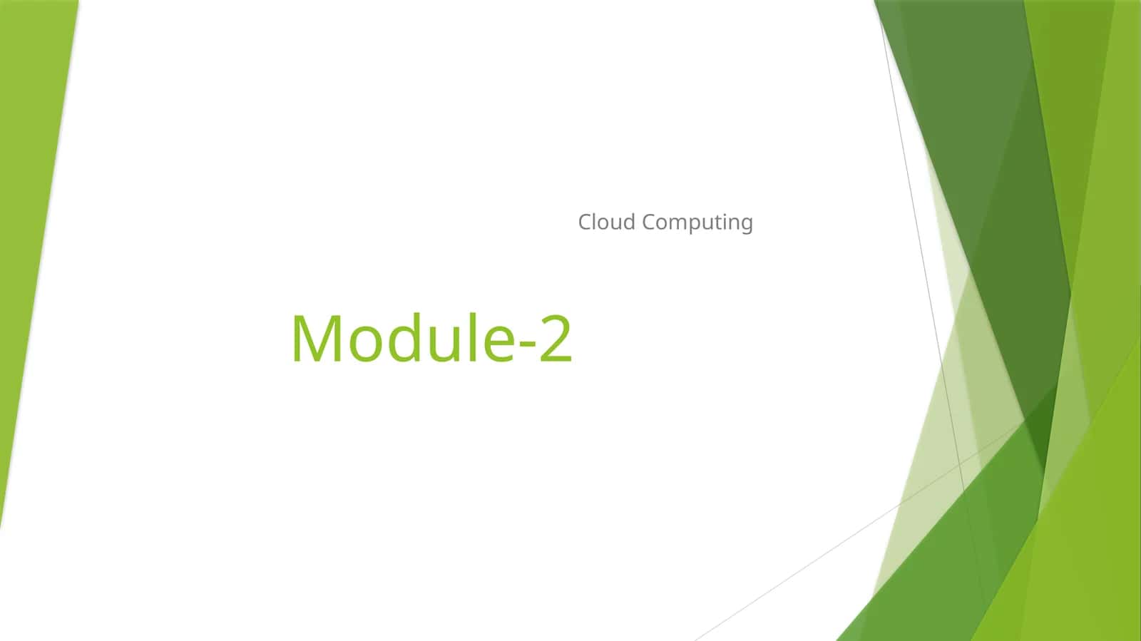 Cloud Computing