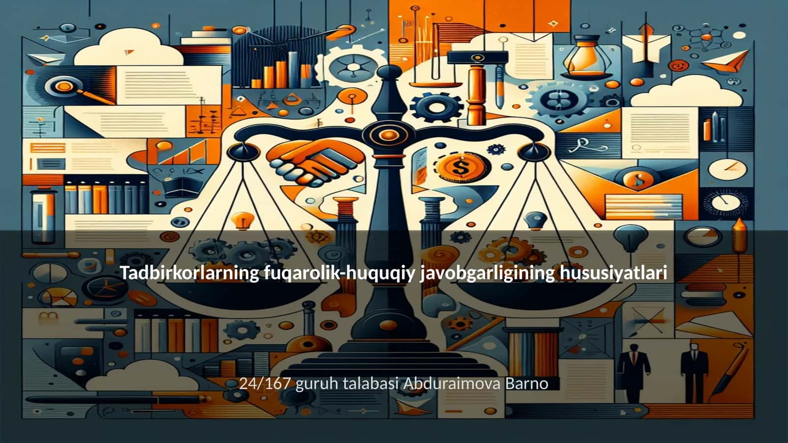 Tadbirkorlarning fuqarolik-huquqiy javobgarligining hususiyatlari