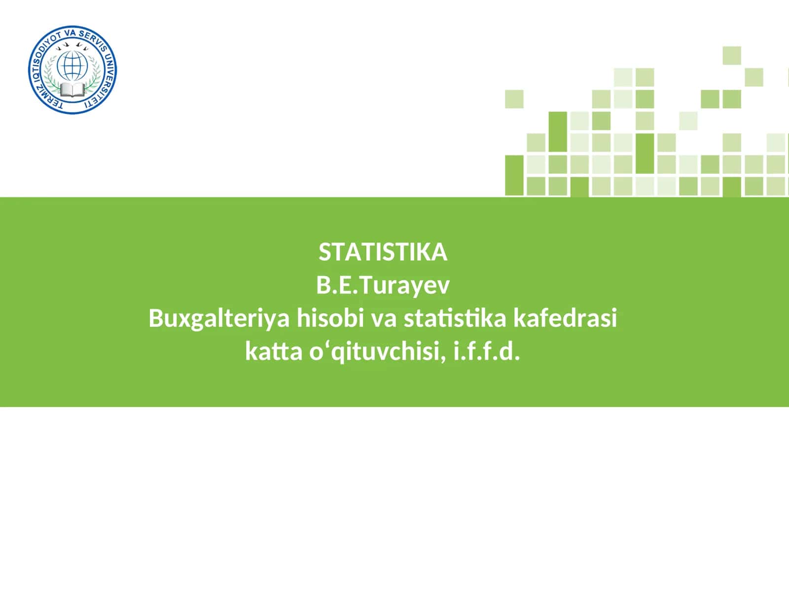 STATISTIKA