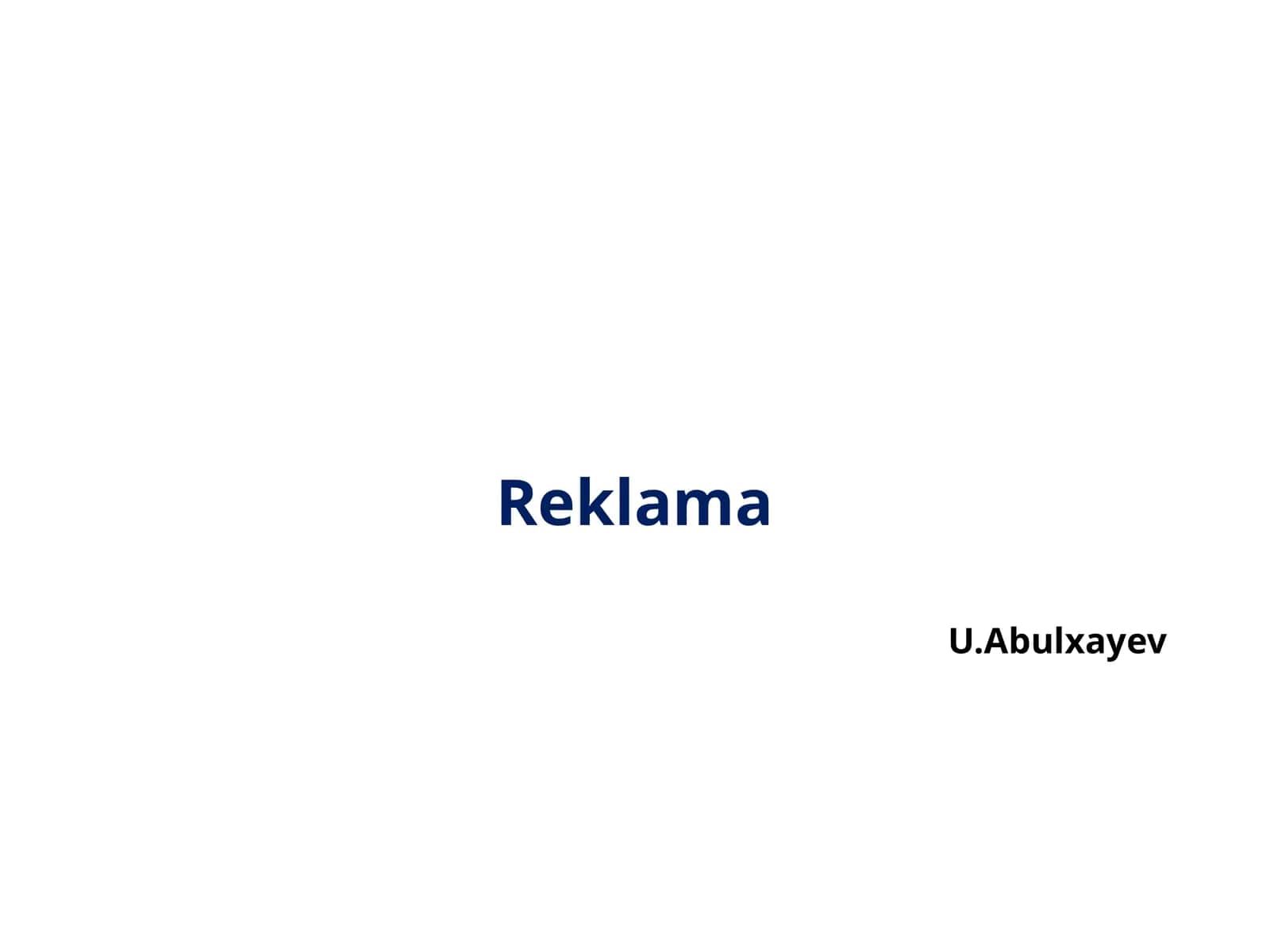 Reklama