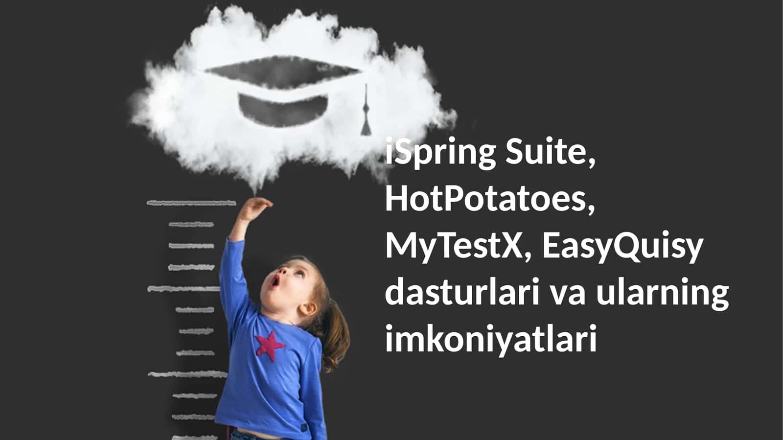 iSpring Suite, HotPotatoes, MyTestX, EasyQuisy dasturlari va ularning imkoniyatlari