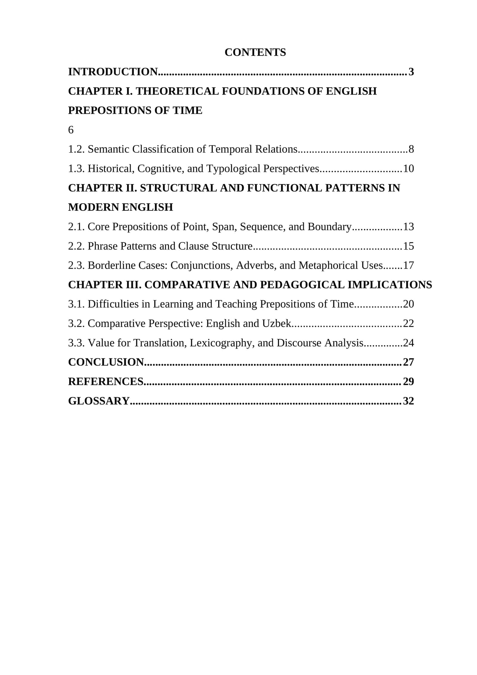 English Prepositions of Time