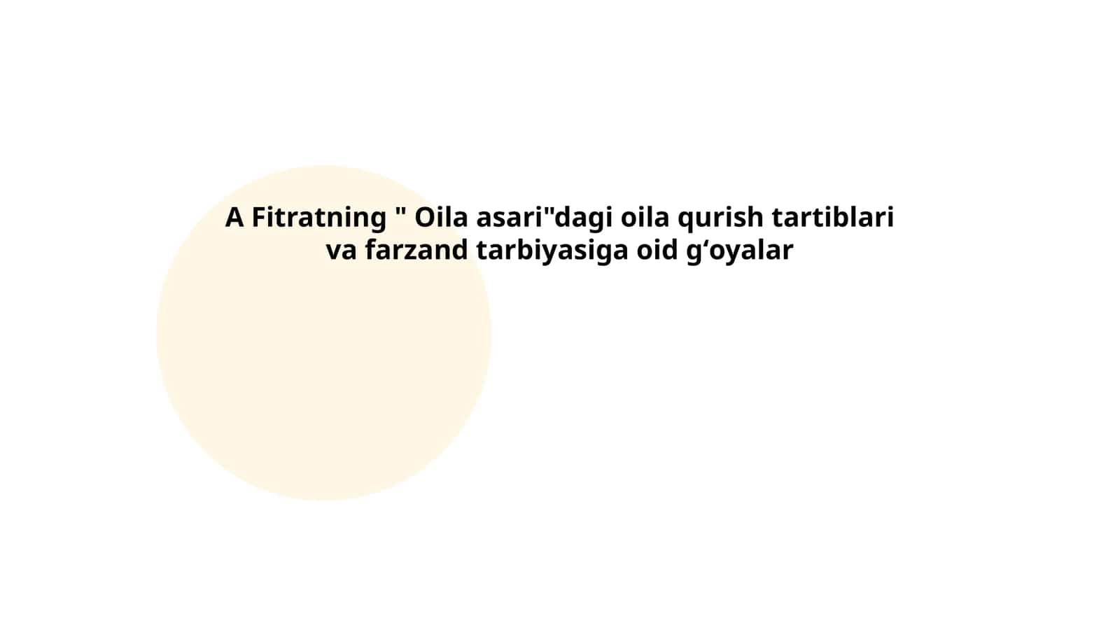 Oila tuzilishi va an'analari