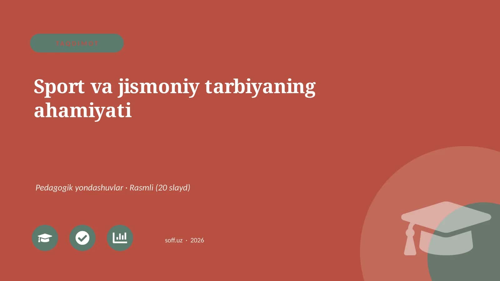 Sport va jismoniy tarbiyaning ahamiyati
