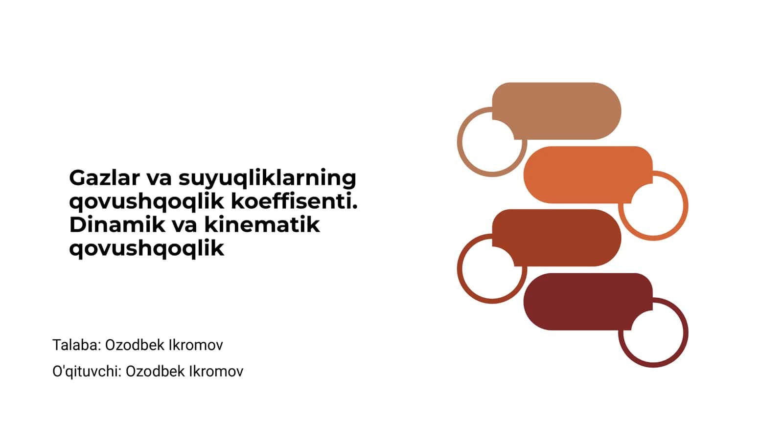 Gazlar va suyuqliklarning qovushqoqlik koeffisienti