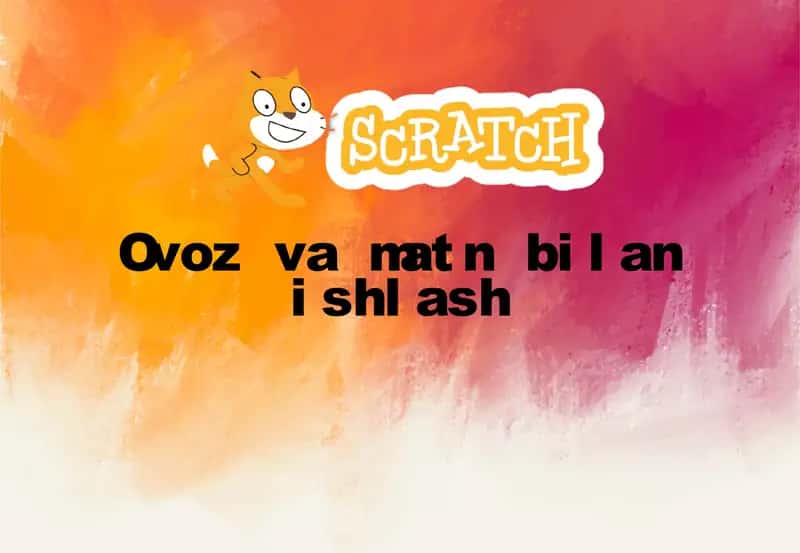 Ovoz va matn bilan ishlash