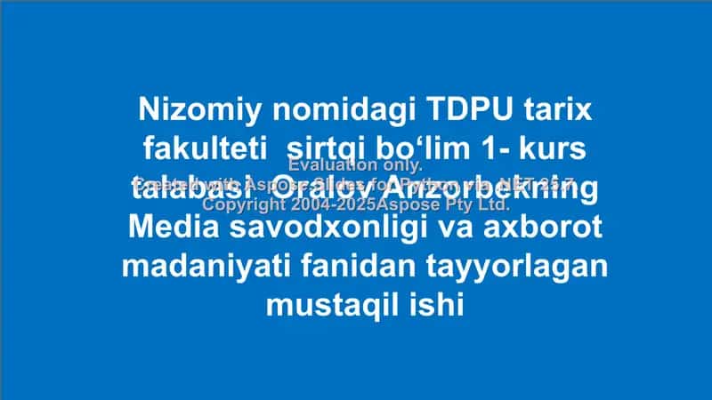 Yunesko faoliyati tahlili