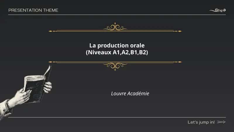 La production orale