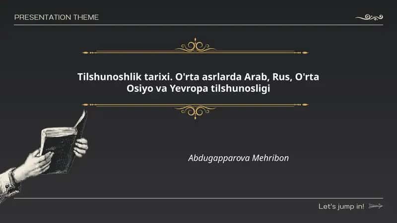 Tilshunoshlik tarixi