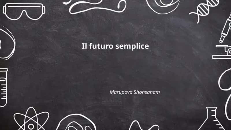 Il futuro semplice
