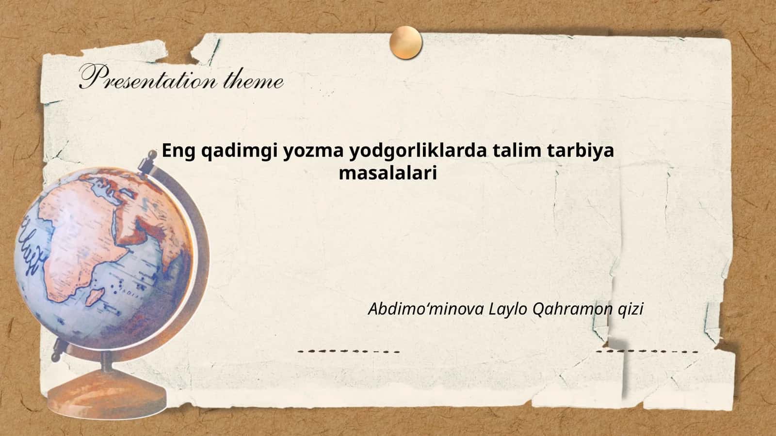 Qutadgu Biligda talim va tarbiya printsiplari