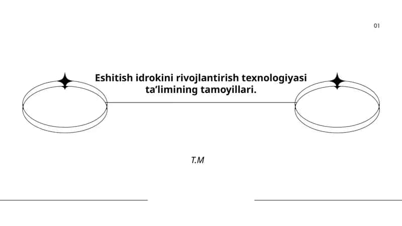 Eshitish idrokini rivojlantirish texnologiyasi ta’limining tamoyillari