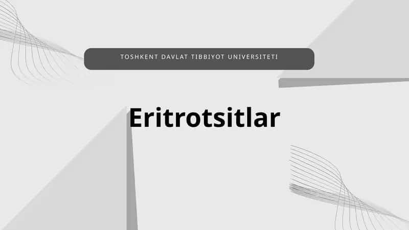 Eritrotsitlar