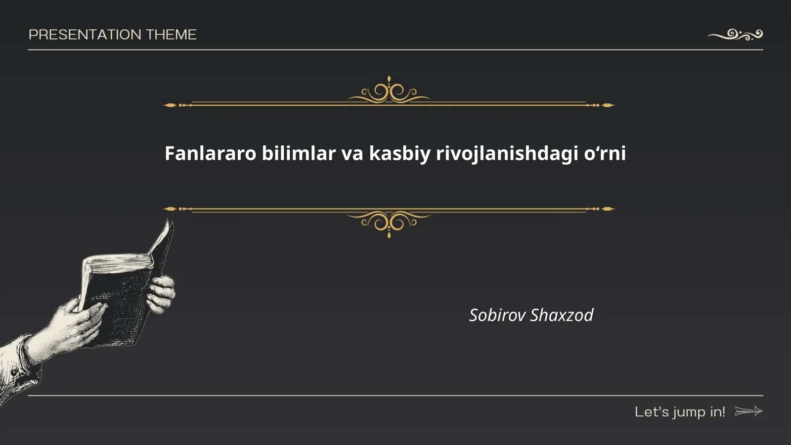 Fanlararo bilimlar va kasbiy rivojlanishdagi o‘rni