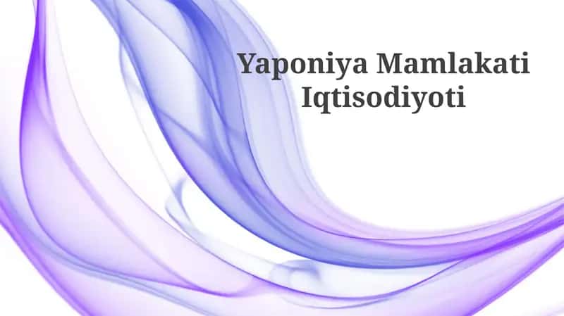 Yaponiya Mamlakati Iqtisodiyoti