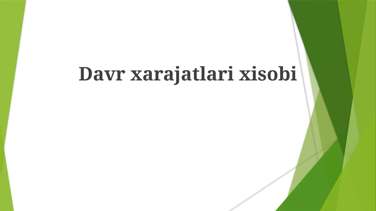 Davrxarajatlarixisobi