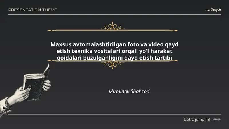 Maxsus avtomalashtirilgan foto va video qayd etish texnika vositalari orqali yo'l harakat qoidalari buzulganligini qayd etish tartibi