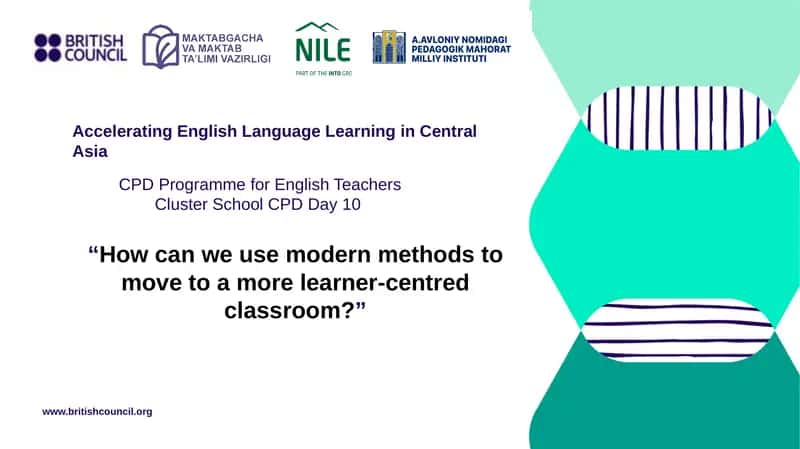 CPD Programme for English Teachers Cluster School CPD Day10
