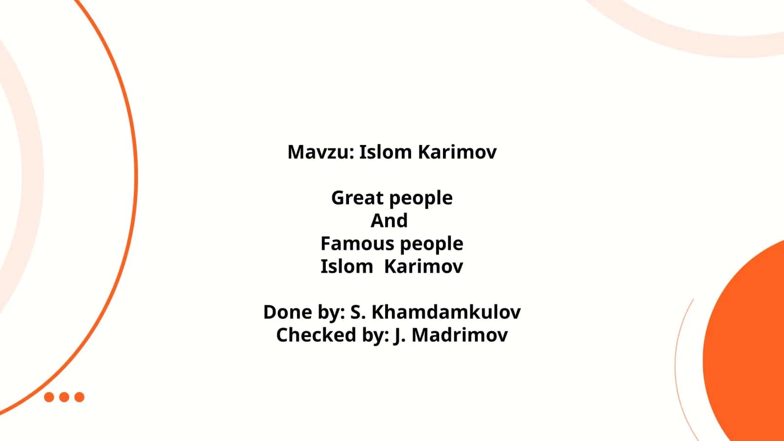 Islom Karimov