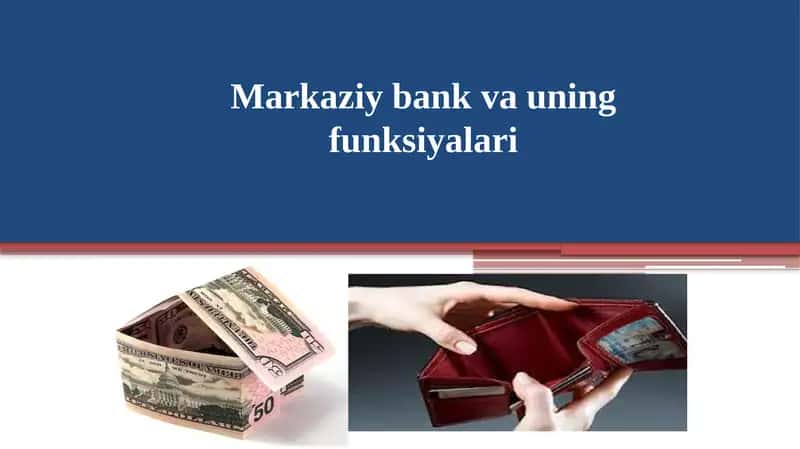 Markaziybank va uning funksiyalari