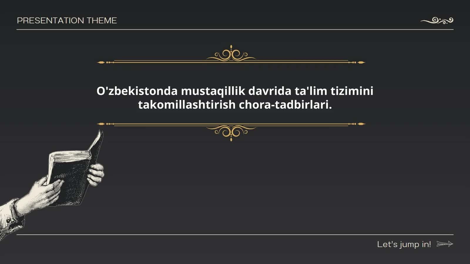 Ta'lim tizimini takomillashtirish chora-tadbirlari