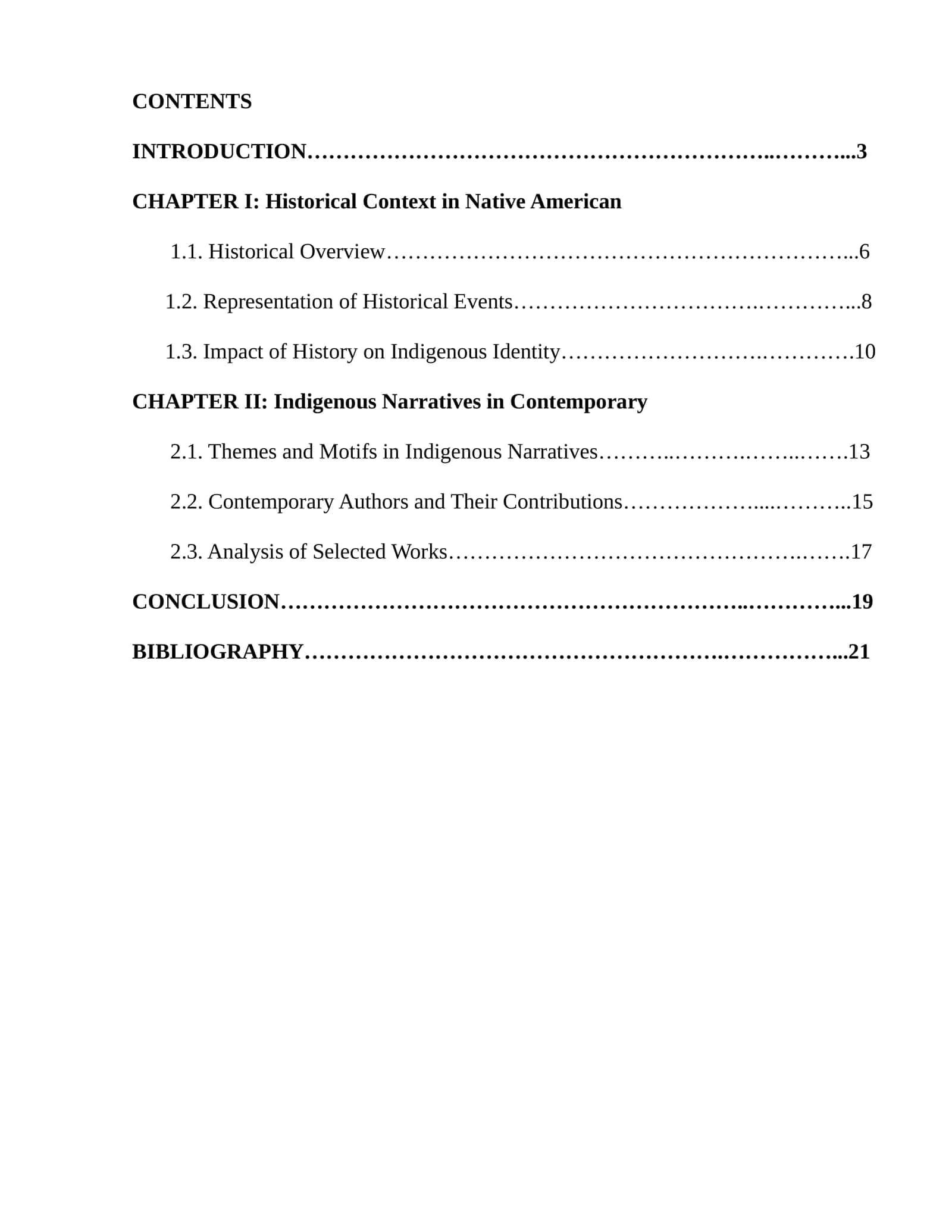 Indigenous Narratives in Contemporary
