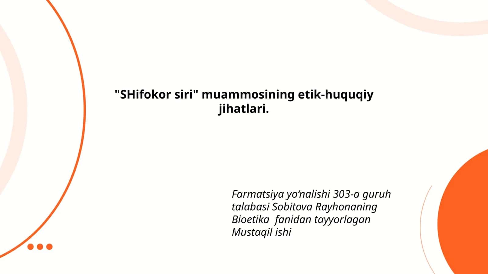 SHifokor siri